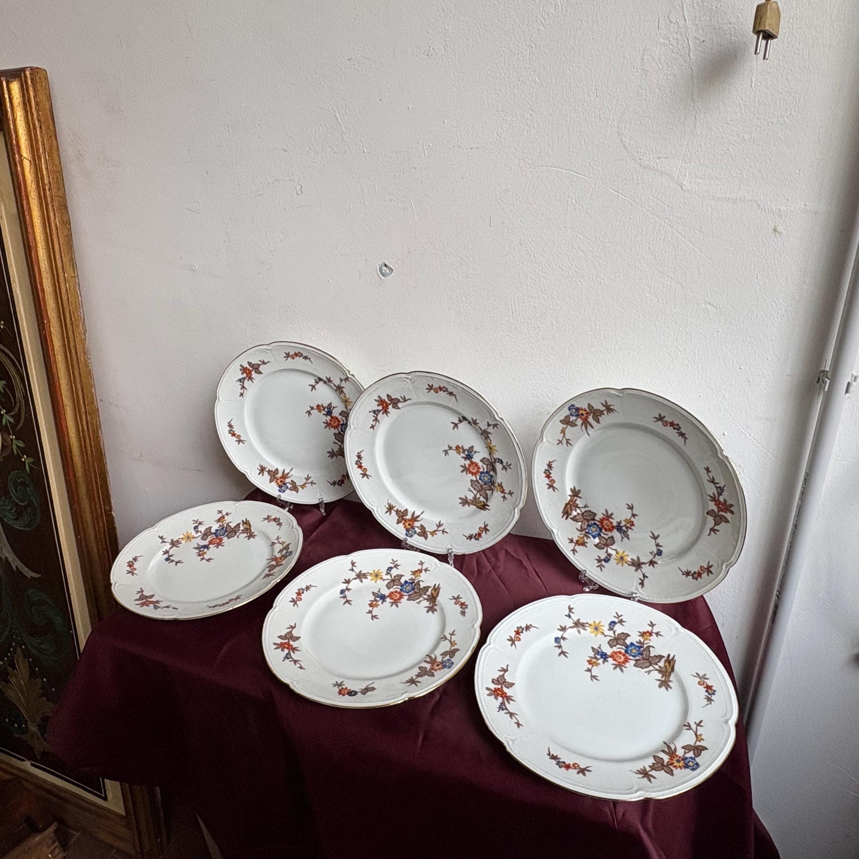 Vintage Plate Set by Richard Ginori