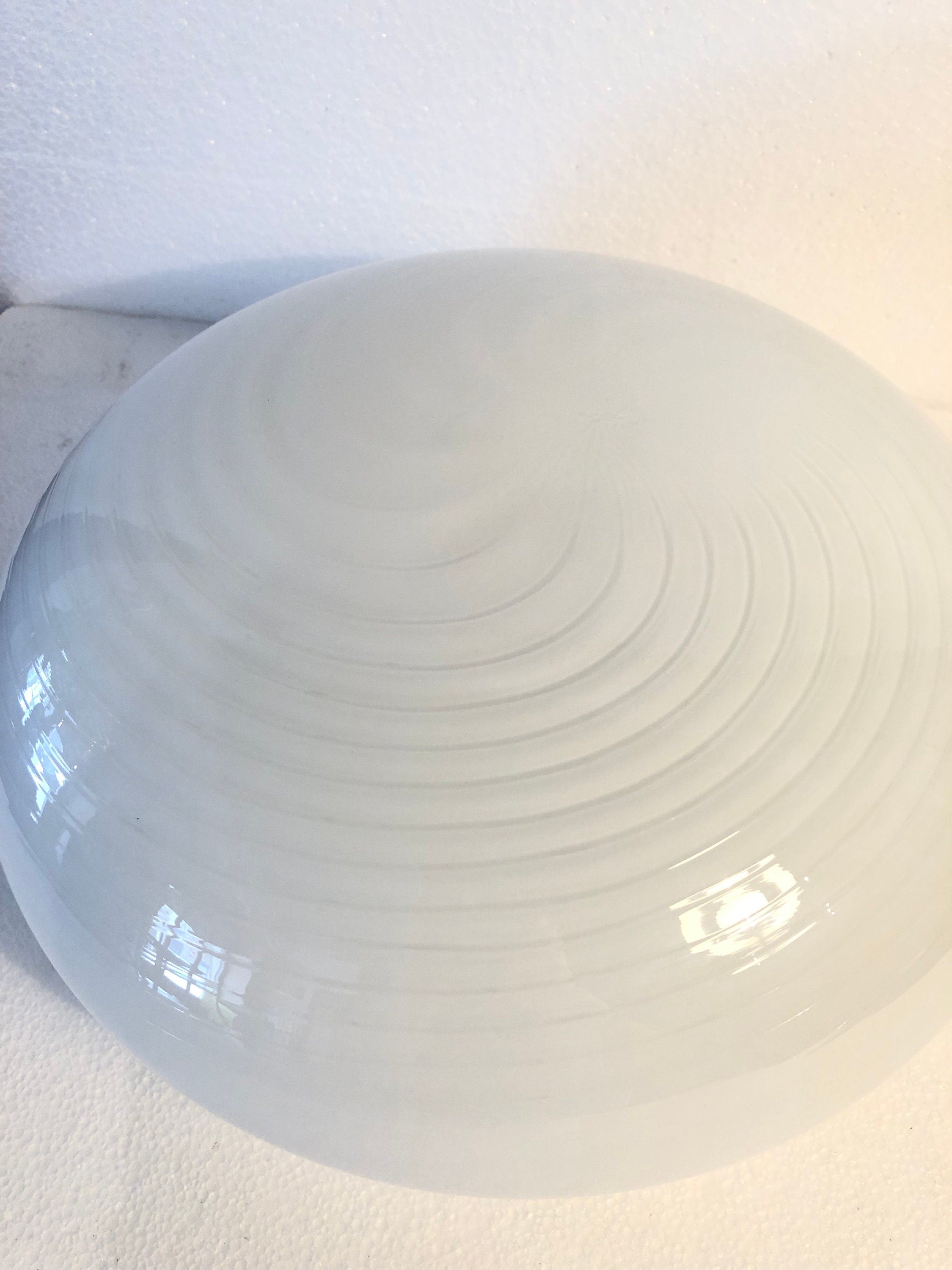 Vintage Murano Wall Sconce in White