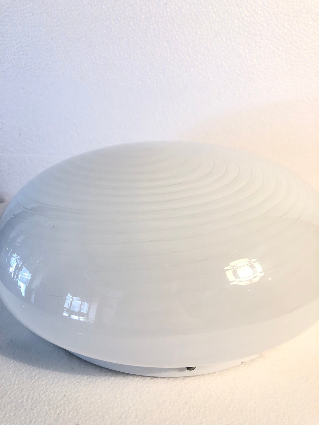 Vintage Murano Wall Sconce in White