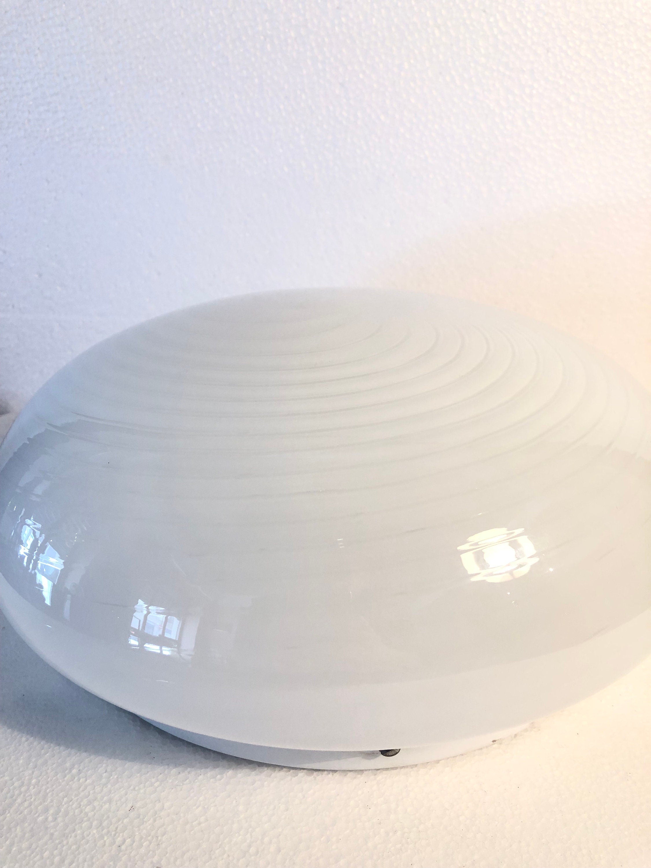 Vintage Murano Wall Sconce in White