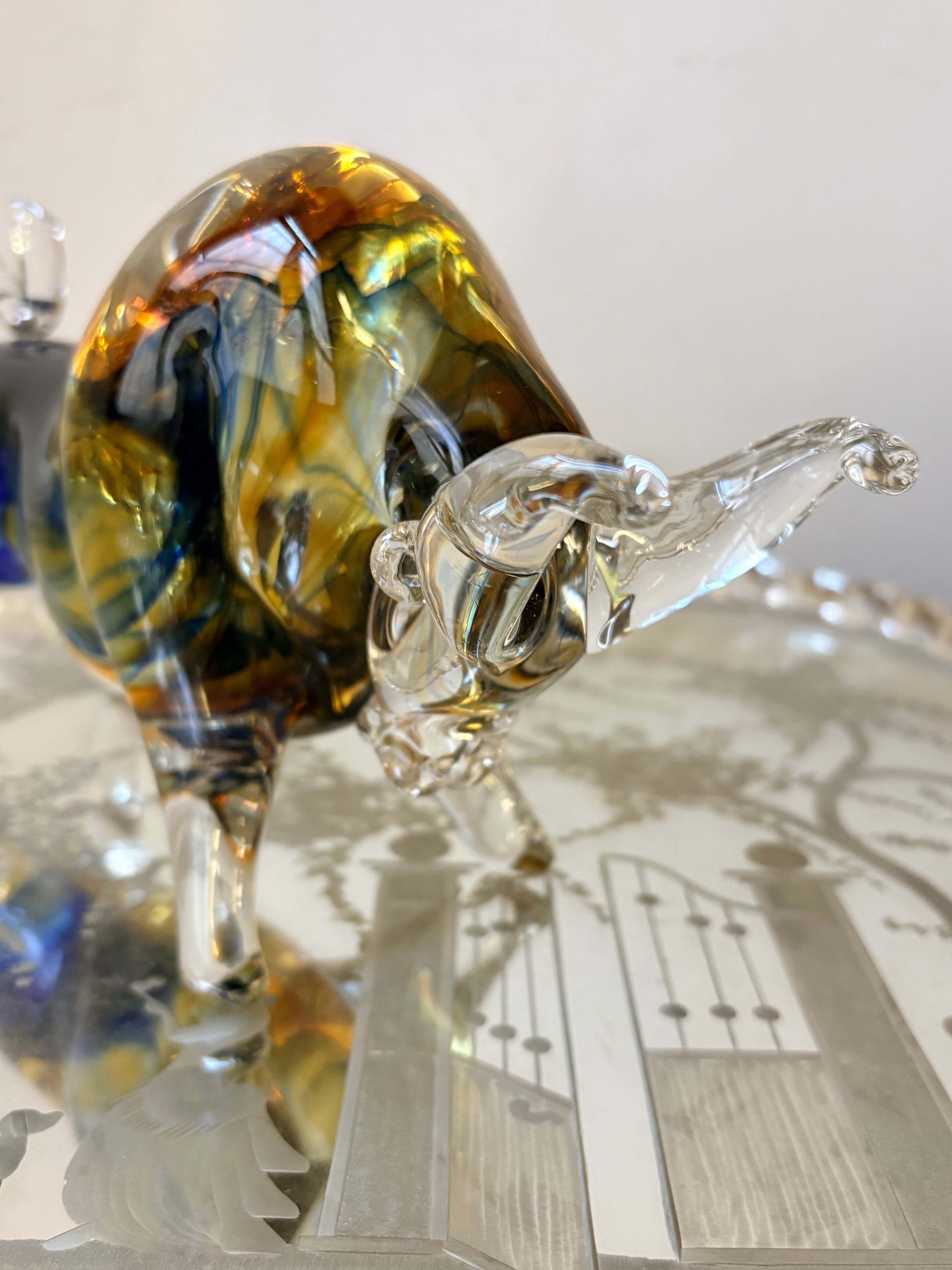 Murano Glass Bull