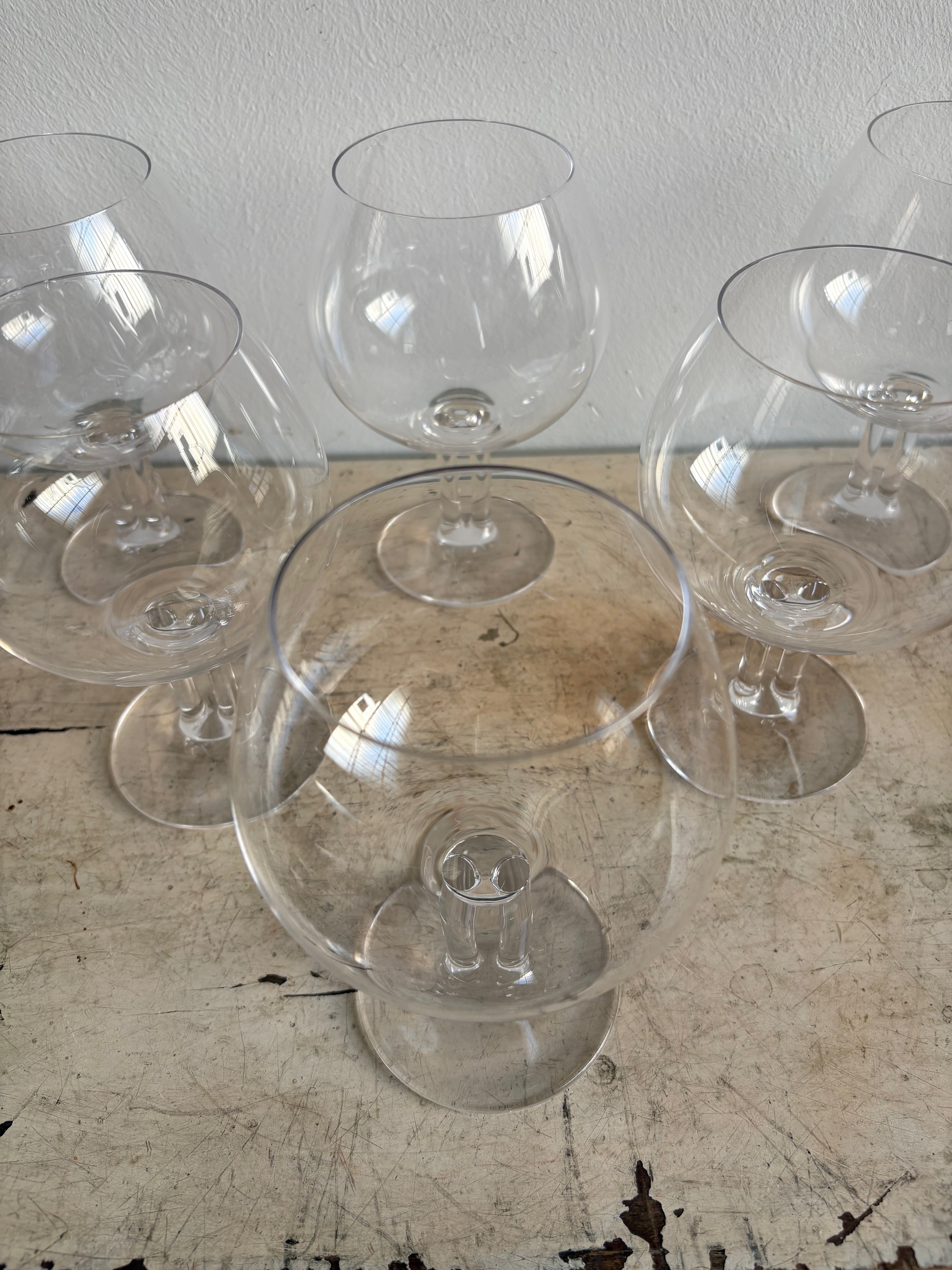 Vintage Cognac Glasses Rosenthal Studio Line