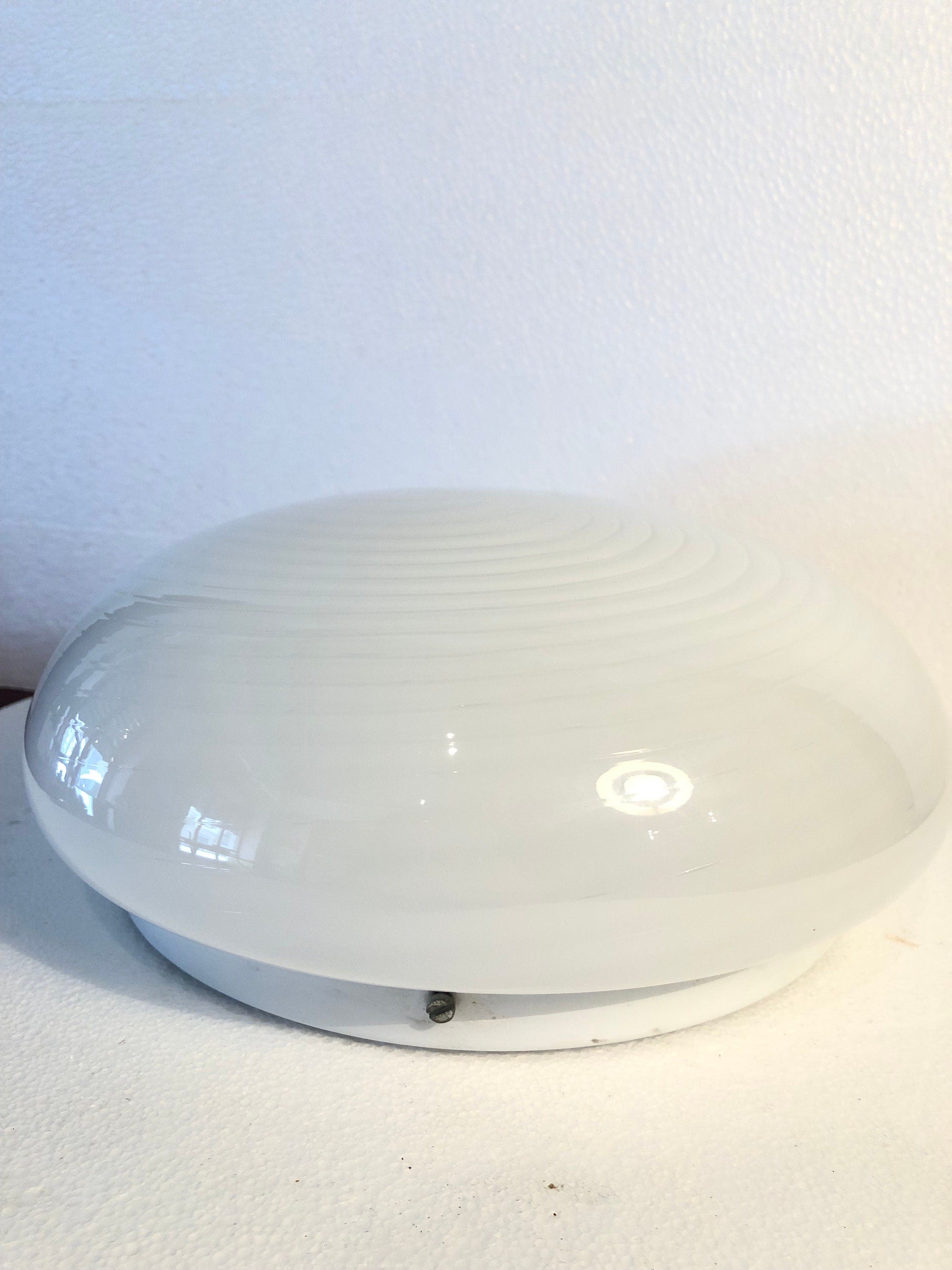 Vintage Murano Wall Sconce in White