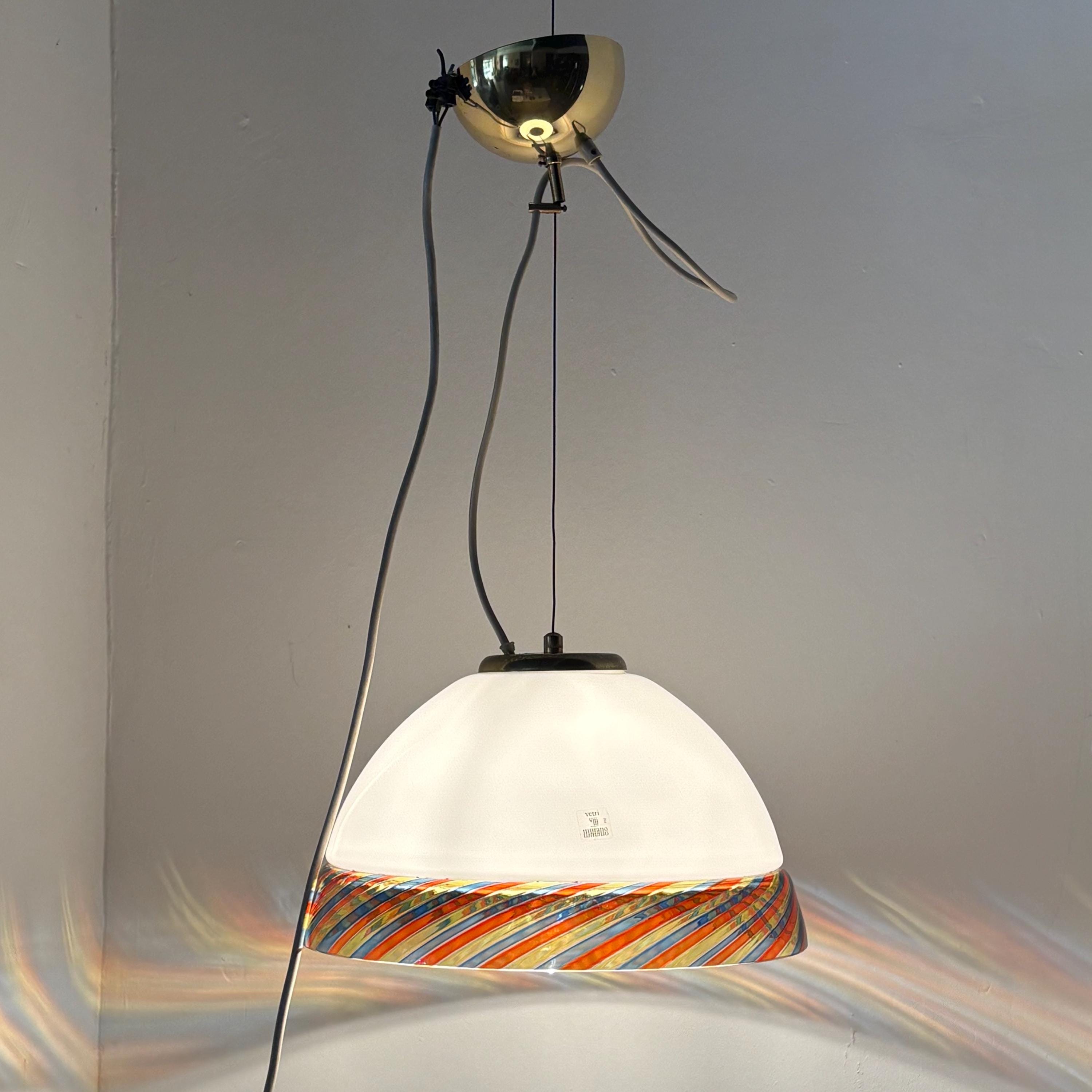 Vintage Murano Semi Sphere Chandelier