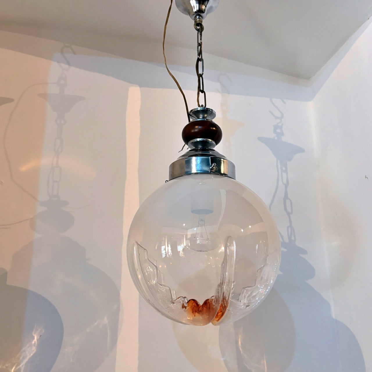 Mid Century Murano Pendant Light