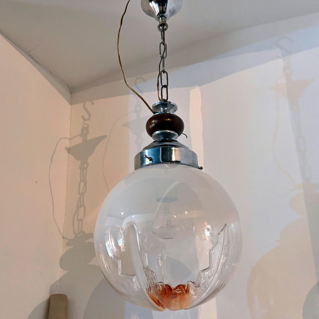 Mid Century Murano Pendant Light