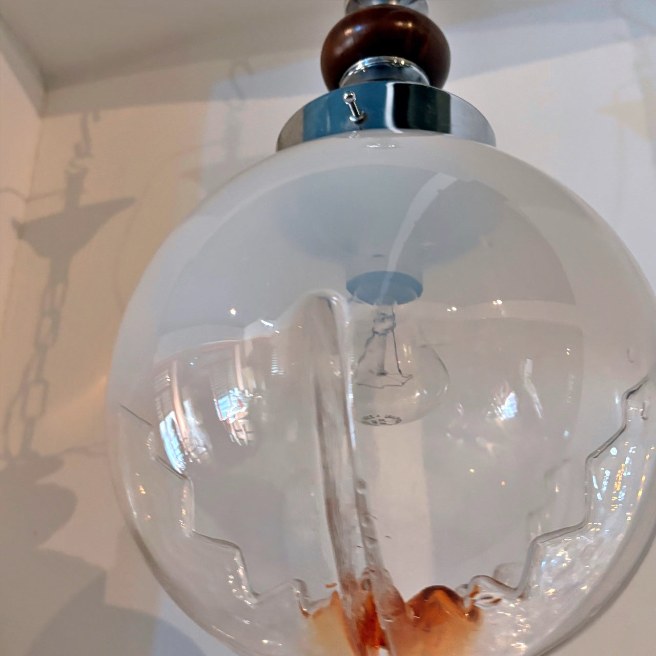 Mid Century Murano Pendant Light