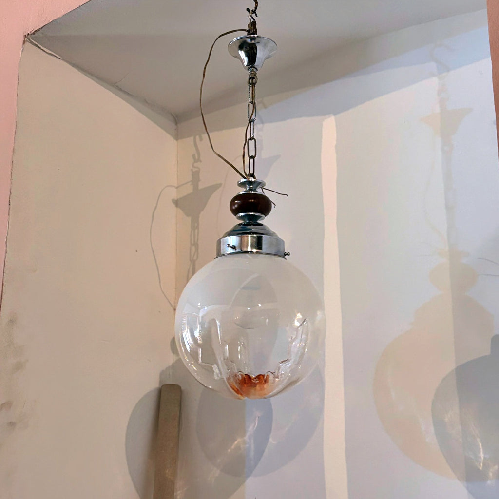 Mid Century Murano Pendant Light