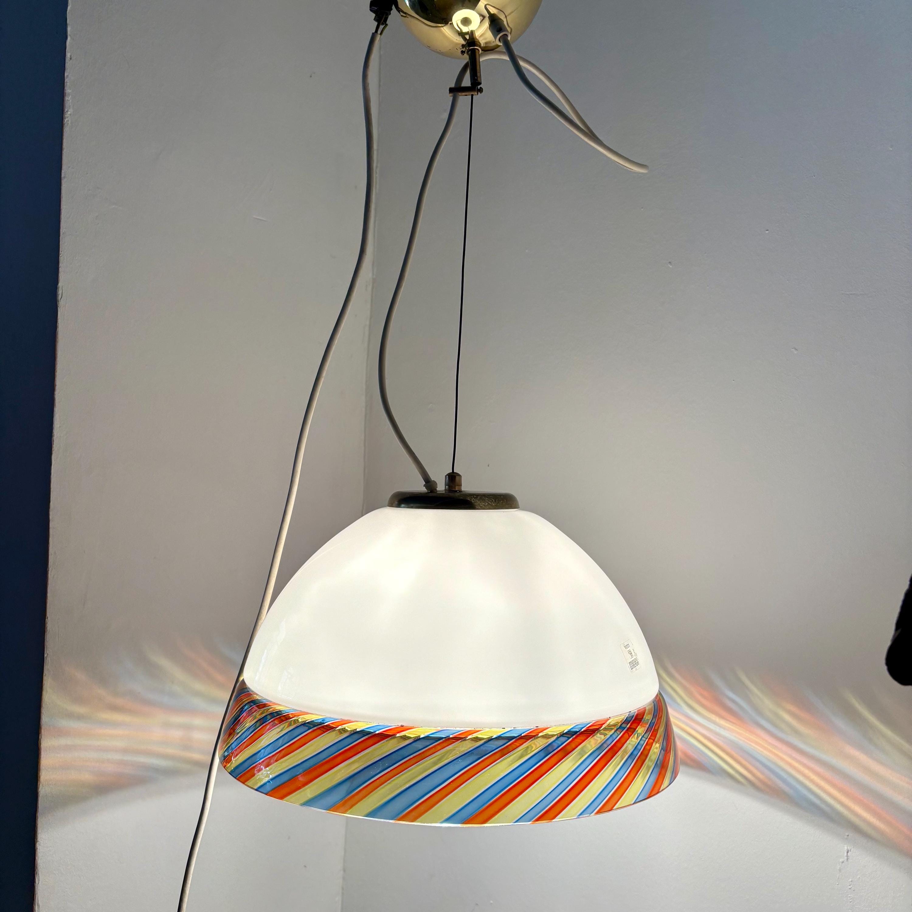 Vintage Murano Semi Sphere Chandelier