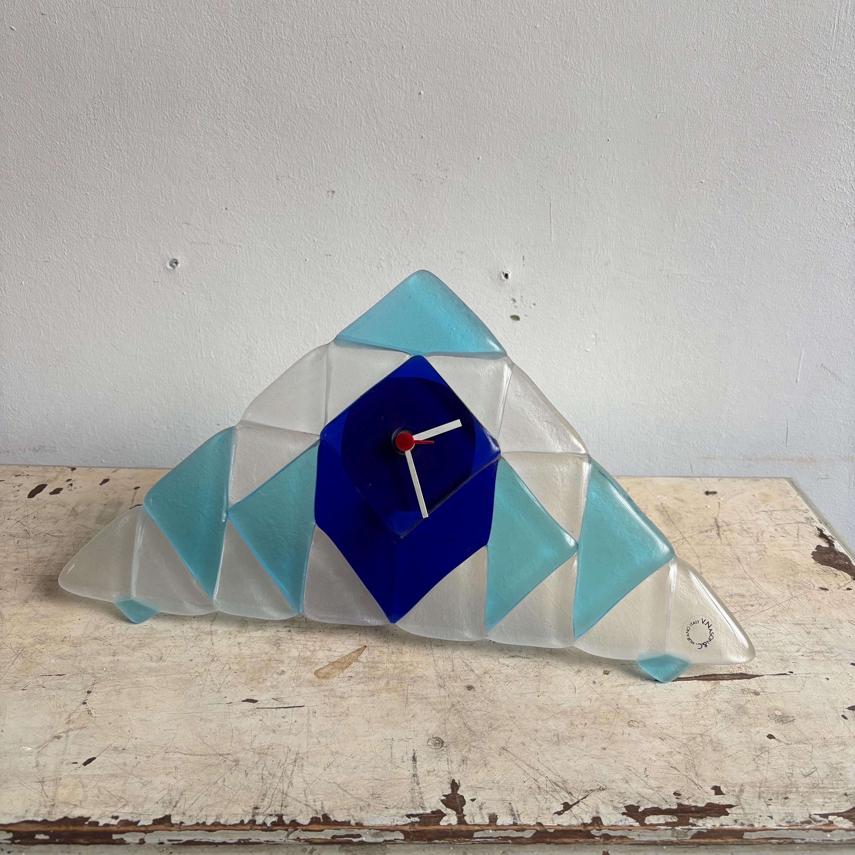 Vintage Murano Table Clock